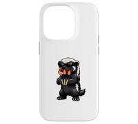 Funny Honey Badger Wearing Sunglasses Playing Darts Case for iPhone 14 Pro