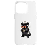 Funny Honey Badger Wearing Sunglasses Playing Darts Case for iPhone 15 Pro Max