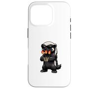 Funny Honey Badger Wearing Sunglasses Playing Darts Case for iPhone 16 Pro