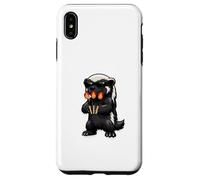 Funny Honey Badger Wearing Sunglasses Playing Darts Case for iPhone XS Max
