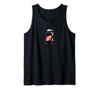 Funny Honey Badger Wearing Sunglasses Playing Disc Golf Tank Top