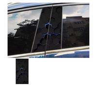 Funny Honeycomb Car Stickers Auto B Pillar Waterproof Sunscreen Decor Cover Scratches Car Doors Pillar Decals B-Pillar DIY Sticker(Type K)