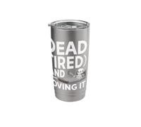 Funny Horror Nightmares Creepy Sleep Horror Haunted Bedtime Stainless Steel Insulated Tumbler