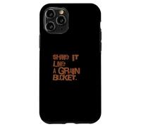 Funny Horse Barn Humor Shake it Like A Grain Bucket Case for iPhone 11 Pro