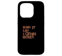 Funny Horse Barn Humor Shake it Like A Grain Bucket Case for iPhone 15 Pro