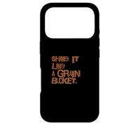 Funny Horse Barn Humor Shake it Like A Grain Bucket Case for iPhone 17 Pro