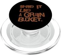 Funny Horse Barn Humor Shake it Like A Grain Bucket PopSockets PopGrip for MagSafe