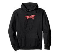 Funny Horse Lovers Print for Girls & Women Pullover Hoodie