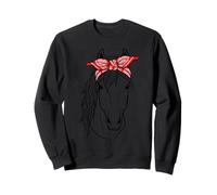 Funny Horse Lovers Print for Girls & Women Sweatshirt