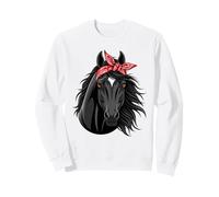 Funny Horse Lovers Print for Girls & Women Sweatshirt