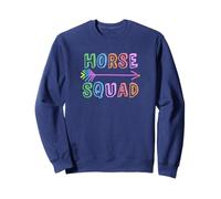 Funny HORSE SQUAD Kids Gallop Crew Cowgirl Ranch Team Girl Sweatshirt