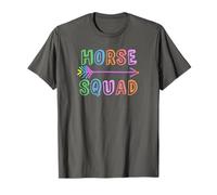 Funny Horse Squad Kids Gallop Crew Cowgirl Ranch Team Girl T-Shirt