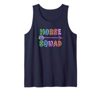 Funny Horse Squad Kids Gallop Crew Cowgirl Ranch Team Girl Tank Top