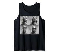 Funny Horse Sunglasses Portrait Equestrian Stallion Mare Tank Top