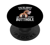 Funny Horse - You're About As Pleasant As an Itchy Butthole PopSockets Adhesive PopGrip