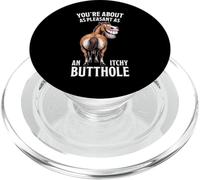 Funny Horse - You're About As Pleasant As an Itchy Butthole PopSockets PopGrip for MagSafe