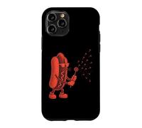 Funny Hot Dog Blowing Dandelion Case for iPhone 11 Pro