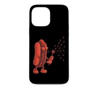 Funny Hot Dog Blowing Dandelion Case for iPhone 13 Pro Max
