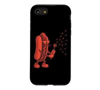 Funny Hot Dog Blowing Dandelion Case for iPhone SE (2020) / 7/8