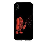 Funny Hot Dog Blowing Dandelion Case for iPhone XS Max