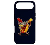 Funny Hot-Dog Cartoon With Ketchup and Mustard Food Lover Case for iPhone Air