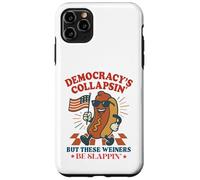 Funny Hot Dog Democracy's Collapsing 4th July Case for iPhone 11 Pro Max