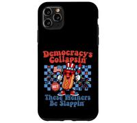 Funny Hot Dog Democracy's Collapsing 4th July Case for iPhone 11 Pro Max