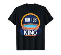 Funny Hot Tub King Relax Spa Sauna Party Hot Water Bath T-Shirt