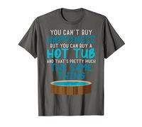 Funny Hot Tub Quotes Humorous Statement Hot Tub Owners T-Shirt, Men, Asphalt Grey, 6X-Large