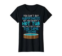 Funny Hot Tub Quotes Humorous Statement Hot Tub Owners T-Shirt, Women, Black, Medium