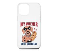 Funny Hotdog Dachshund My Wiener Built Different Hot Dog Case for iPhone 12 Pro Max