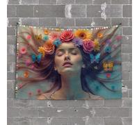 Funny House Decor Give It To God And Go To Sleep: A Serene Angel'S Lullaby Tapestry Man Cave Decorations Men Cave Decor(75X100CM)
