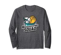 Funny Housekeeping Squad We Clean It Housekeeper Long Sleeve T-Shirt