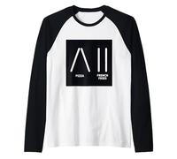 Funny How to Ski Instructor Skiing Joke Skier Instructions Raglan Baseball Tee