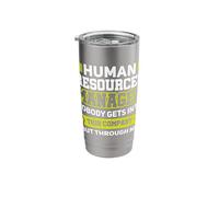 Funny HR Human Resources Manager Recruiter Shirt Stainless Steel Insulated Tumbler