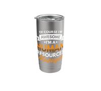 Funny HR Human Resources Manager Recruiter Shirt Stainless Steel Insulated Tumbler