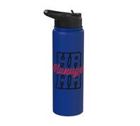 Funny HR Human Resources Manager Recruiter Shirt Stainless Steel Insulated Water Bottle