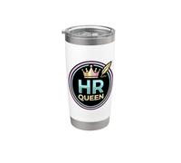 Funny HR Queen Human Resources Manager Office Lady Stainless Steel Insulated Tumbler
