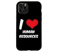 funny HR, Red Heart Human Resources, I love HR Case for iPhone 11 Pro