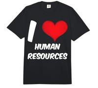 Funny HR, Red Heart Human Resources, I Love HR Comfort Colors Adult Heavyweight T-Shirt