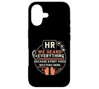 Funny HR We Heard Everything Human Resources Professional Case for iPhone 17