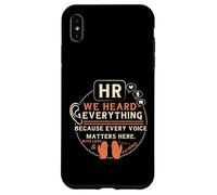 Funny HR We Heard Everything Human Resources Professional Case for iPhone XS Max