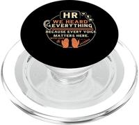 Funny HR We Heard Everything Human Resources Professional PopSockets PopGrip for MagSafe