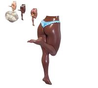 Funny Human Body Key Holder for Wall - 12 Cm Cheeky Sculpture Towel & Key Holder, Handmade Decorative Key Hooks Wall Mounted for Bathroom Entryway, Bold Playful Home Decor, Housewarming Gag Gift (E)