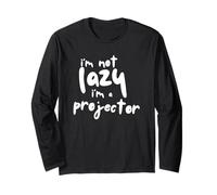 Funny Human Design I’m Not Lazy I’m a Projector Long Sleeve T-Shirt