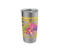 Funny Human Engineer's Brain Anatomical Functional Diagram Stainless Steel Insulated Tumbler