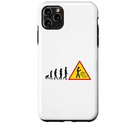 Funny Human Evolution Anti Cell Phone User Low IQ Case for iPhone 11 Pro Max