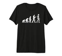 Funny Human Evolution to Robot AI Sarcastic Tech Geek Premium T-Shirt