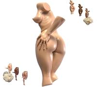 Funny Human-Shaped Wall Hook, a Prank Decoration for The Proud Rebel, a Handmade Decorative Wall Hook, a Prank Gift for a Humorous Friend