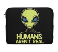 Funny Humans Aren't Real Laptop Sleeve Case Computer Protective Briefcase Handbag Slim Cover Carrying Bag